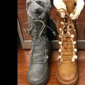 Gray Marshmallow Boot